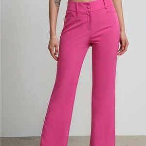 NY&CO button missing pink straight leg pants